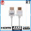 Black nylon High Speed Cable HDMI with Ethernet support 3D 4K blu-ray 2160P Gold metal plug hdmi cable