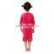 Kids Chothes Yiwu Kaiya Cotton Wholesale Deer with Hot Pink Fringe Dress Girls Frocks