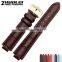 Hot fashiona 14*8|18*11|20*12mm genuine leather watch strap wholesale 3PCS