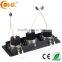 3*5W Dimmable three heads design led cob grille light with brushed black