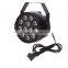 2016 8 15W RGBW DM Stage Lights Business Lights Led Flat Par High Power Light with Professional for Party KTV Disco DJ