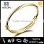 copper jewelry plating fashion adjustable bangle gold