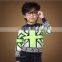 2015 new style children long sleeve fleece cardigan sweater for winter