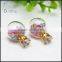 fashion jewelry zircon stud earring beads crown earings