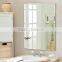 BEVELED MIRROR, in rectangle, square, round, oval, dome or other irregular shapes for home decors