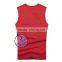 Custom wholesale 100 cotton gym mens printed stringer tank top