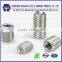 China Screw Factory DIN916 Hex Socket Set Screw for Door Handle