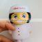 white cute nurse anti stress toys