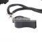 With lanyard Black law enforcement plastic army trainning whistle