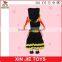customize plastic girl doll wholesale plastic national girl doll lovely plastic toy