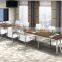 Metal structure rectangular conference table HX-MT5039