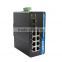 8 Port Managed Industrial PoE Switch
