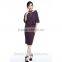 Wholesale Elegant 3/4 sleeve style high waist pencil women skirt suit for summer