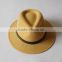 Professional factory supply OEM quality wide brim panama hat fedora hat