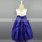 2016 new model girl dress have blue/pink/red color boutique girls dresses for 2-16yrs old party girls one piece dress                        
                                                Quality Choice