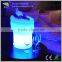 plastic waterproof decoration light up led ice bucket
