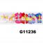 multi colors curly ribbon bow korker hair bow clip