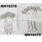 fashion glitter crystal flower metal spike hair combs wholesale