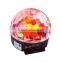 Top Quality Pro Color Changing Hanging Ball Lighting RGBWYP 6PCS 3W Crystal Ball Rotating Color Light