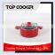 Pressed aluminum black non stick coating casserole