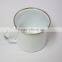 Custom Logo Printing Enamel Mug for Wholesale