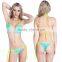 Hot Women Sexy Lace Bilayer Bandeau Bikini Beach Swimsuit Bathing Suit