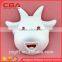 Custom white pig resin 3d wall mounted animal head polyresin crafts