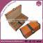 Luxury leather wine wood box for packing wine bottles