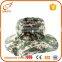 Wholesale Blue Fashion bucket hat,Cheap custom cotton camo bucket hat