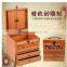 handmade vintage solid wood Paulownia cosmetics case/box