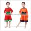 Newest fall chic frocks toddler party wear unique Halloween festival christmas dress for baby girls