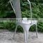 Hot dip galvanised side marais dining metal chair