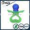 eco-friendly medical food grade funny silicone fruit pacifier for baby