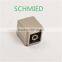 square zinc alloy handles furniture knobs