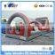 Outdoor Adult Xtreme Rush Inflatable obstacle Course / Castle Slide With Climbing Wall