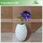 modern design golden plated porcelain flower vase