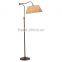 2017 hotel decorative floor lamp arc with mable base and linen shade good for inn decor high end