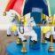 Christmas carousel horse wooden music box