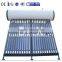 compact heat pipe pressurized solar water heater