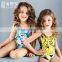 Balneaire 2016 digital print child models girls in bikini,sexy reversible kids swimwear