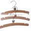 kids/children wooden hanger for colorful moon shaped with chrome plated hook