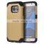 Silicone Case 2 in 1 Armor Shockproof Hybird TPU+PC Hard Back Cover for iPhone6 6s 6Plus 6sPlus Samsung Galaxy s6 s6edge