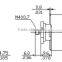 250V 16A Home Appliance Bimetallic Thermostat with brass head
