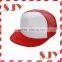 Two-tone flat brim plain blank snapback hats wholesale