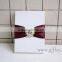 Fashion New High Quality Wedding Invitation Silk Boxes