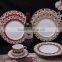 Various colors design&handmade technique of porcelain dinnerware set