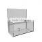 clear PMMA acrylic Plexiglass donation boxes