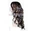 New coming 24inch virgin hair girl synthetic wig long curl wig