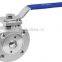 Full Bore Flange Stainless Steel Wafer Ball Valve
