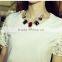 Fashion Multicolor Crystal Choker Vintage Pendant Statement Necklace Women Necklaces & Pendants Fashion Necklaces for Women 2014